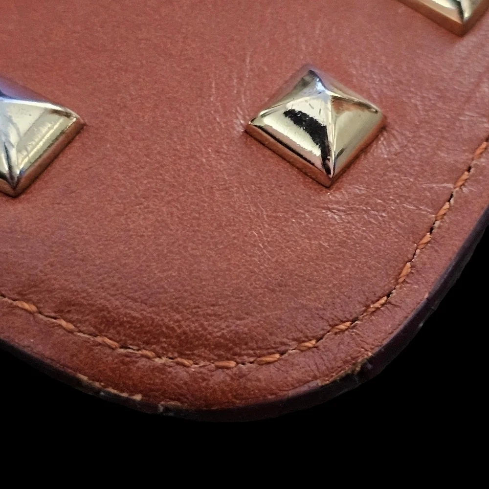 Rebecca Minkoff Kerry Leather Studded Pouch Clutch Carry All